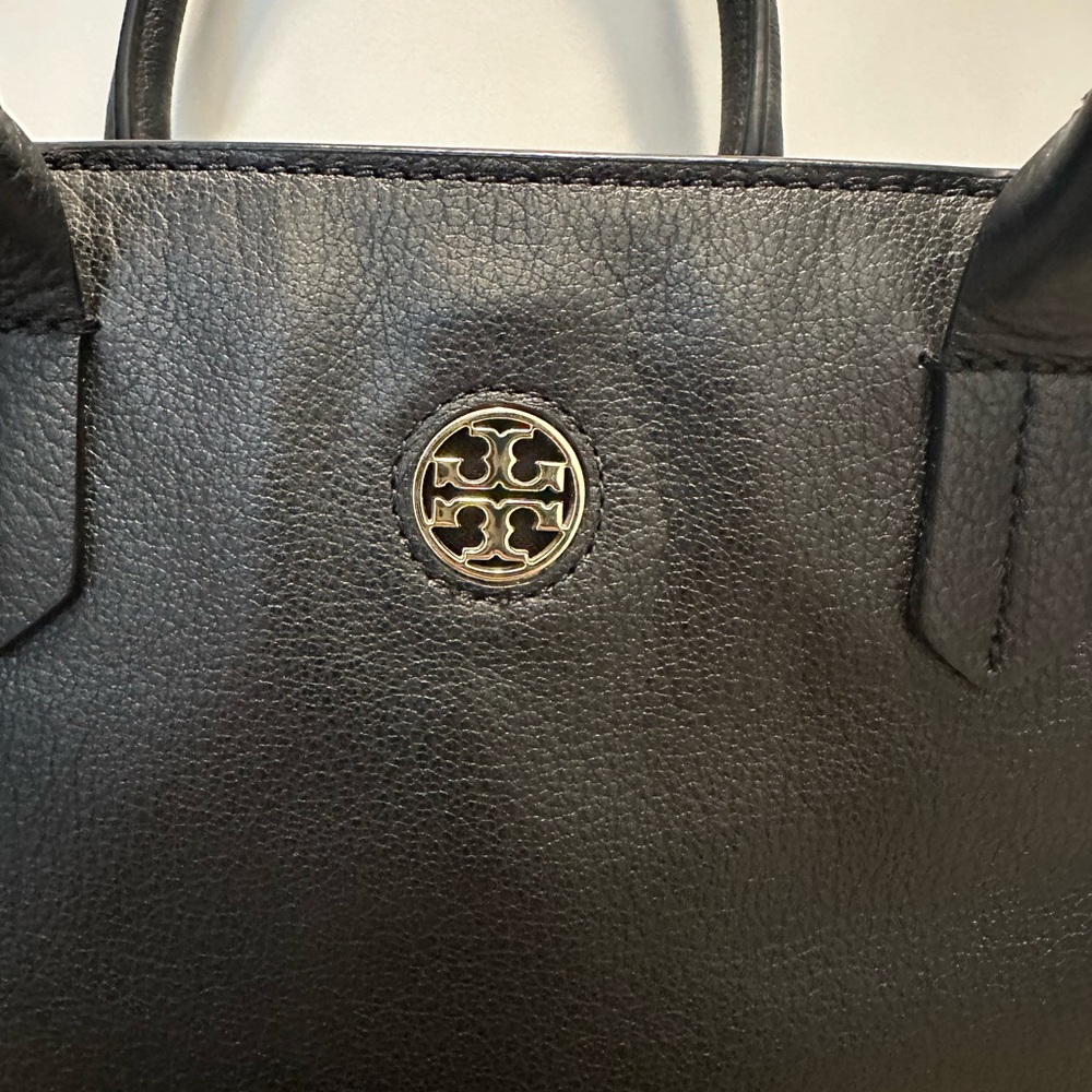 Tory Burch Black Leather Handbag - Picture 2 of 9